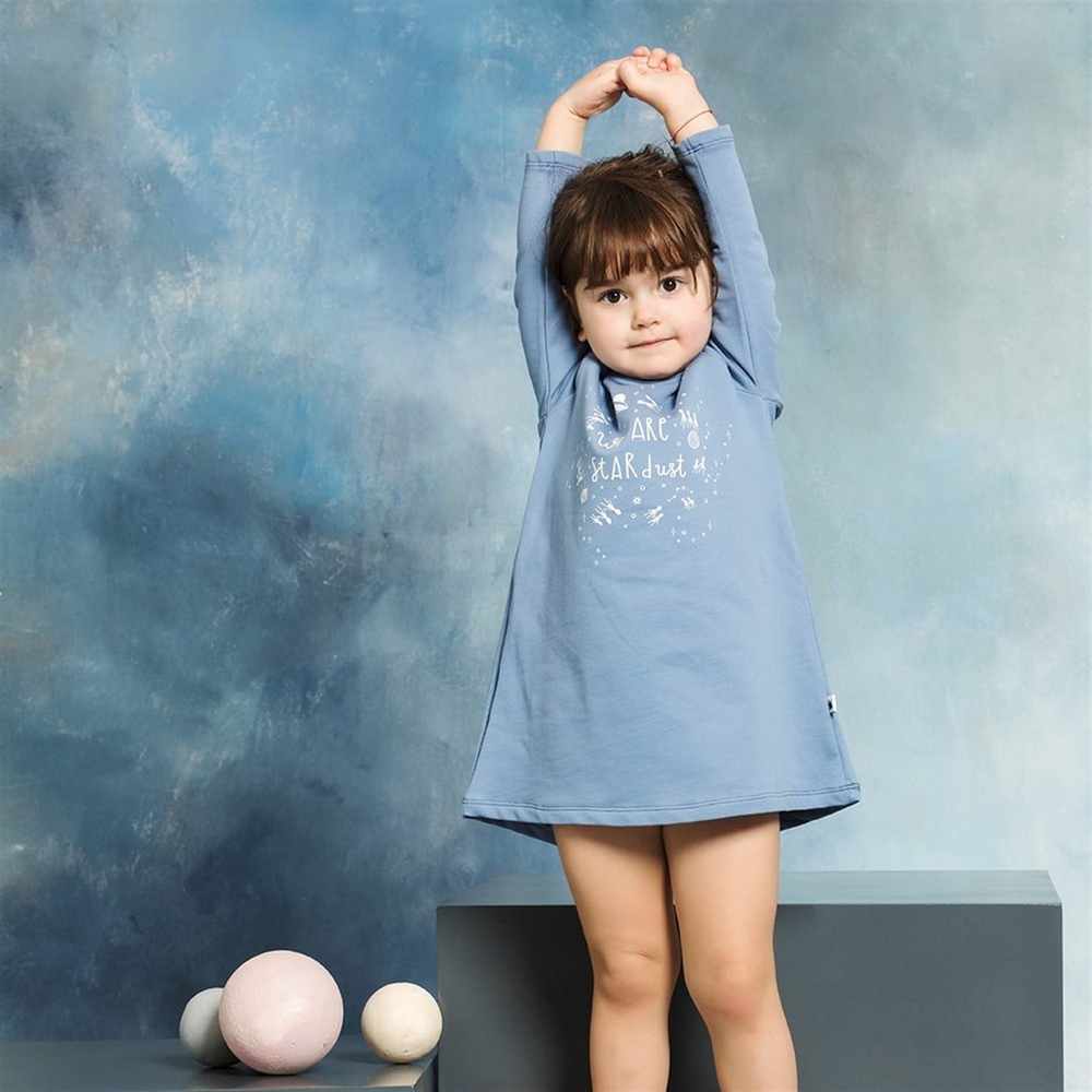 ROCKET REGLAN ELBİSE - MAVİ