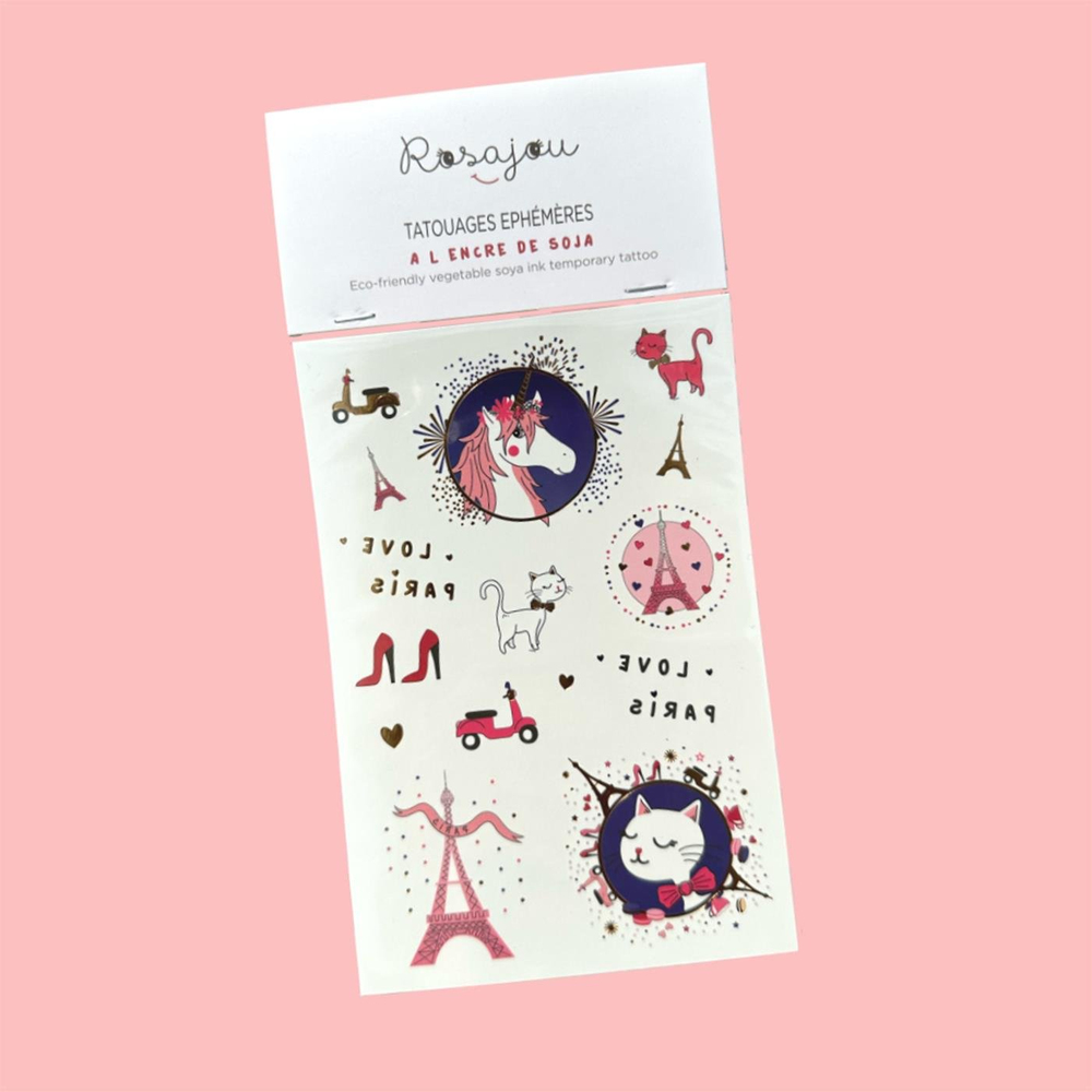 Rosajou Geçici Dövme | Paris