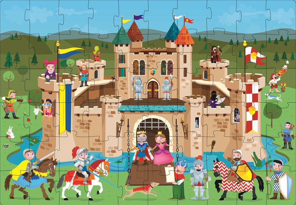 Sassi Junior Giant Puzzle - Knight Castle