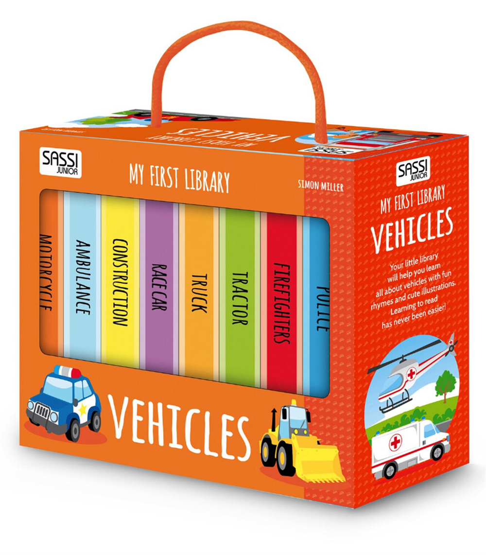 Sassi Junior İlk Kitap Setim - My First Library - Vehicles