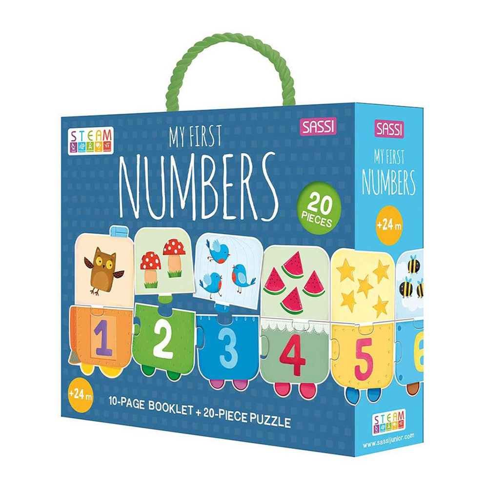 Sassi Junior My First Numbers Steam Puzzle
