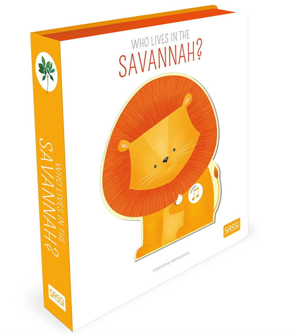 Sassi Junior Sound Books - İlk Sesli Kitap - Who Lives In The Savannah?