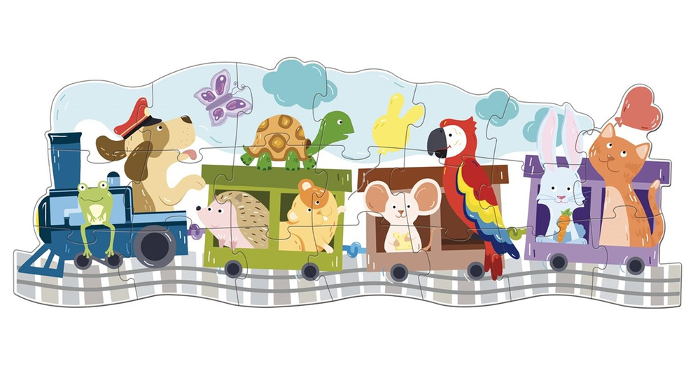 Sassi Junior Travel Puzzle  - Animals on a Train