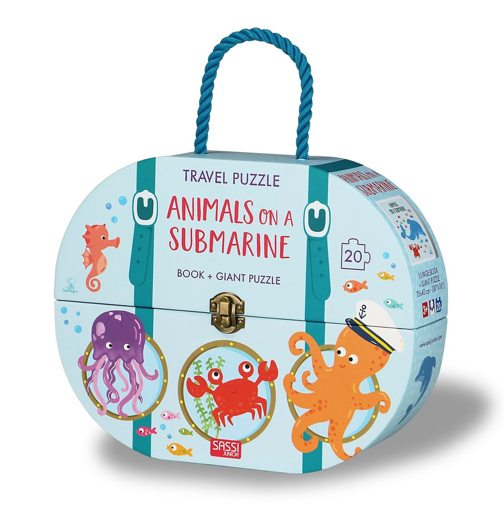 Sassi Junior Travel Puzzle - Animals on a Submarine