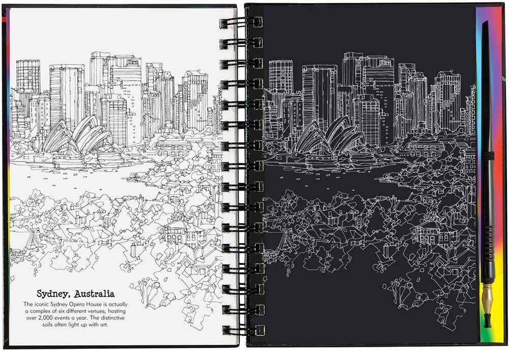 SCRATCH & SKETCH - EXTREME CITIES