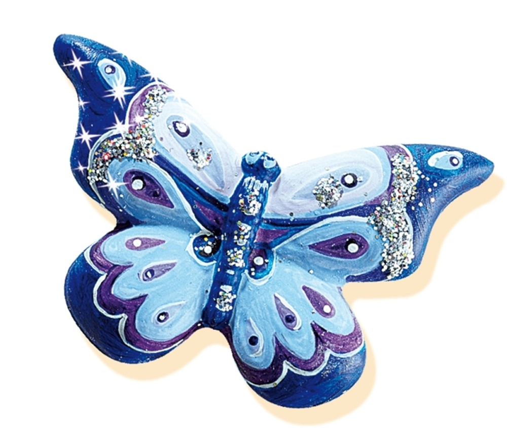 Ses Creative Kalıba Dök ve Boya Kelebekler Simli