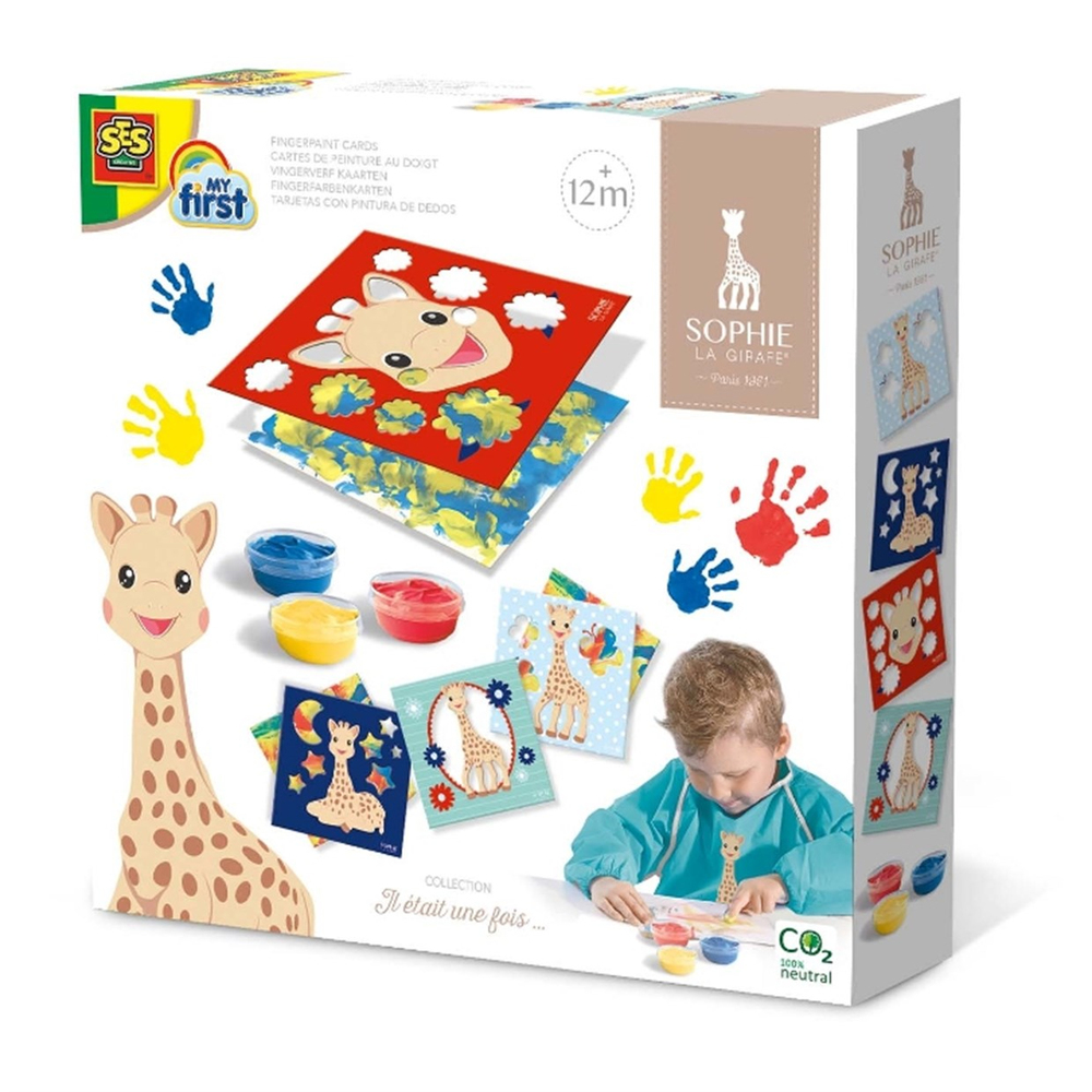 Ses Creative Sophie La Girafe Parmak Boyası Kartları
