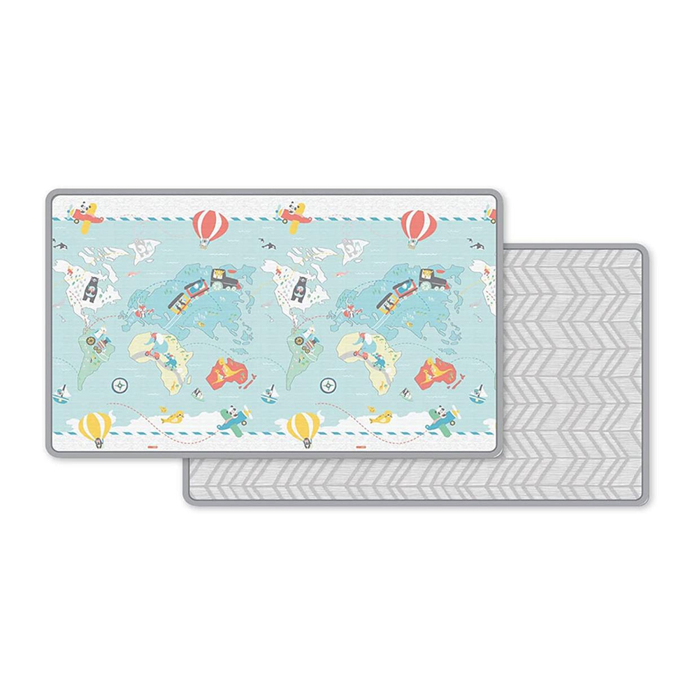 Skip Hop Çift Taraflı Oyun Halısı Harita/Desen