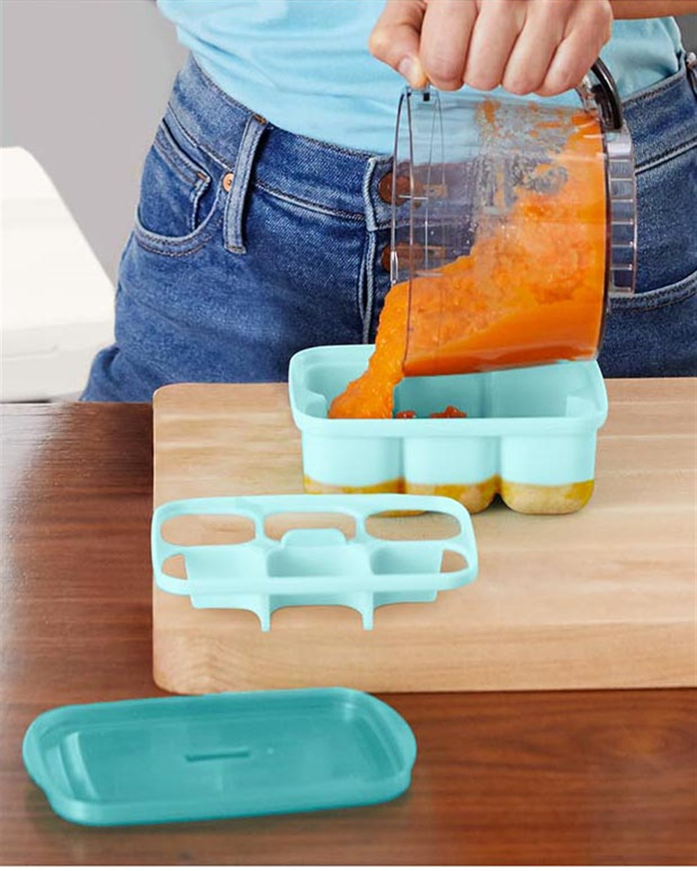SKIP HOP EASY FILL SAKLAMA KABI MAVİ - GRİ