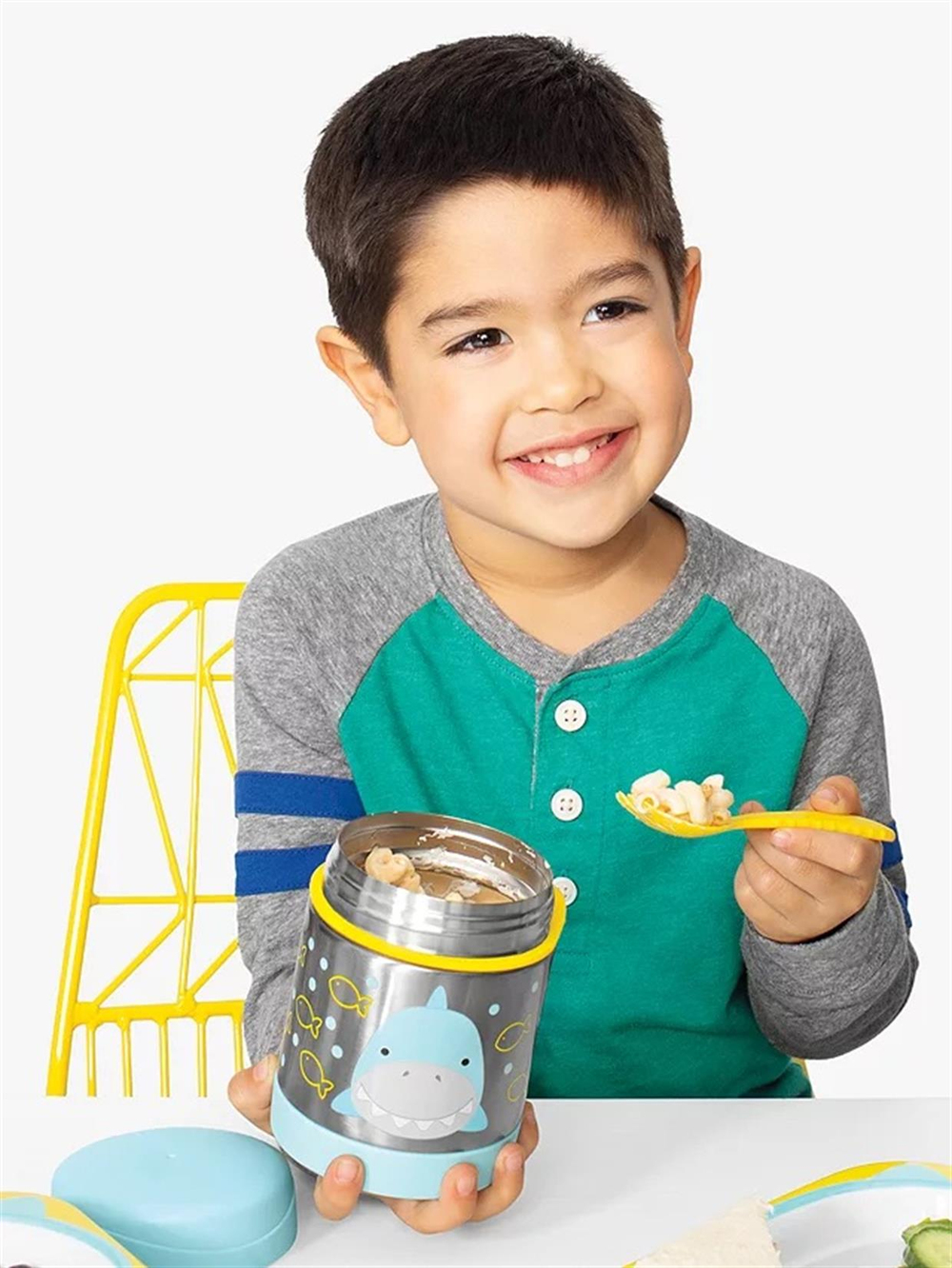 Skip Hop Paslanmaz Çelik Termos Köpek Balığı