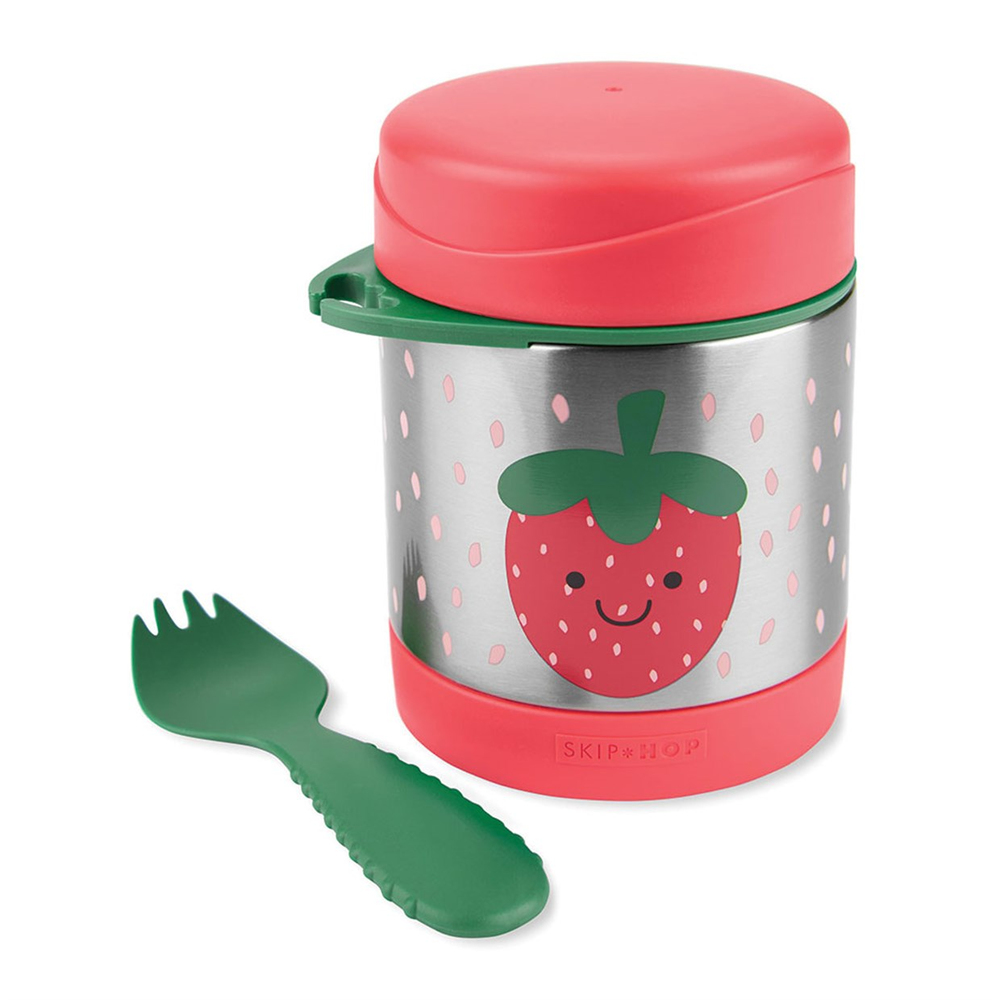 Skip Hop Spark Style Paslanmaz Çelik Termos Çilek
