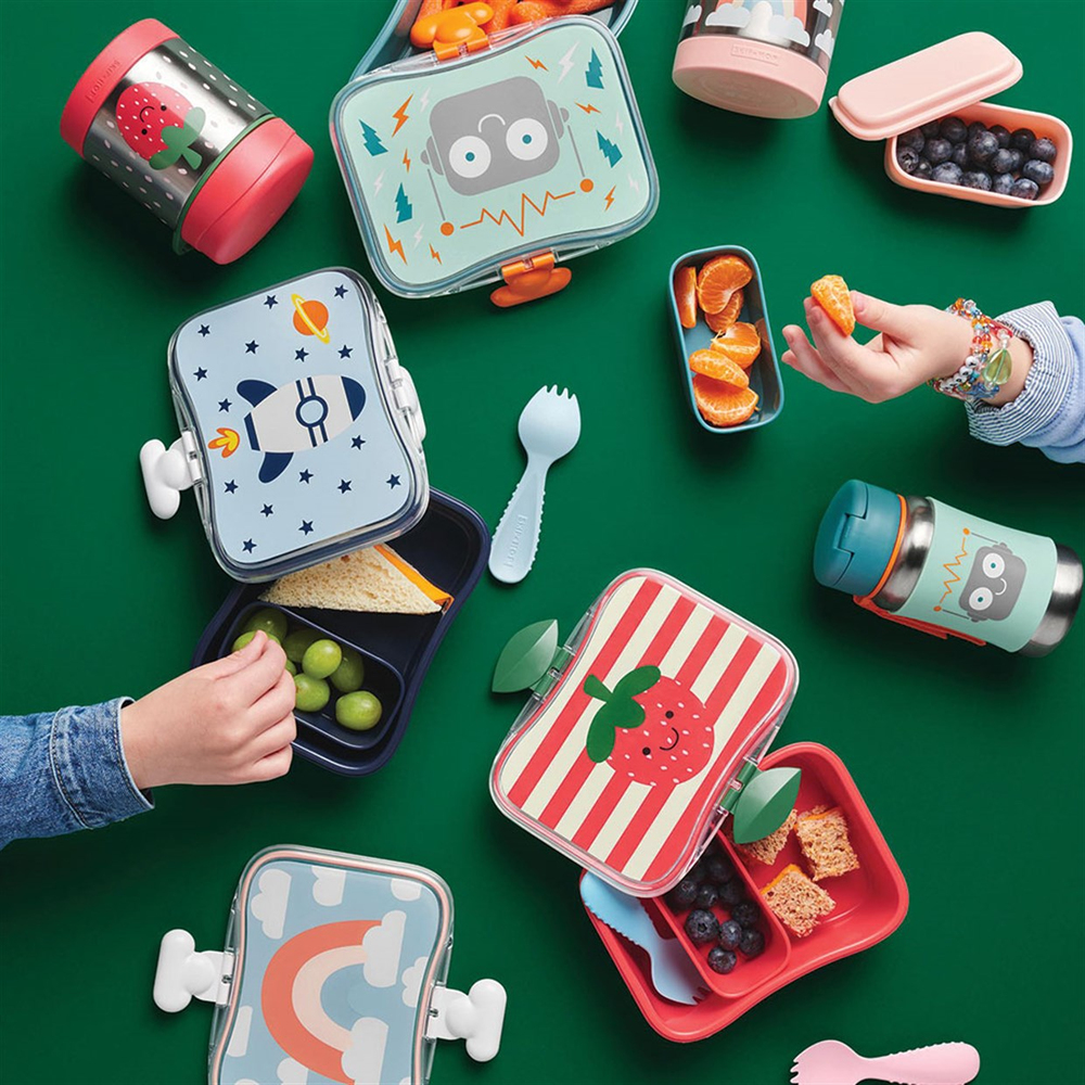 Skip Hop Spark Style Paslanmaz Çelik Termos Çilek