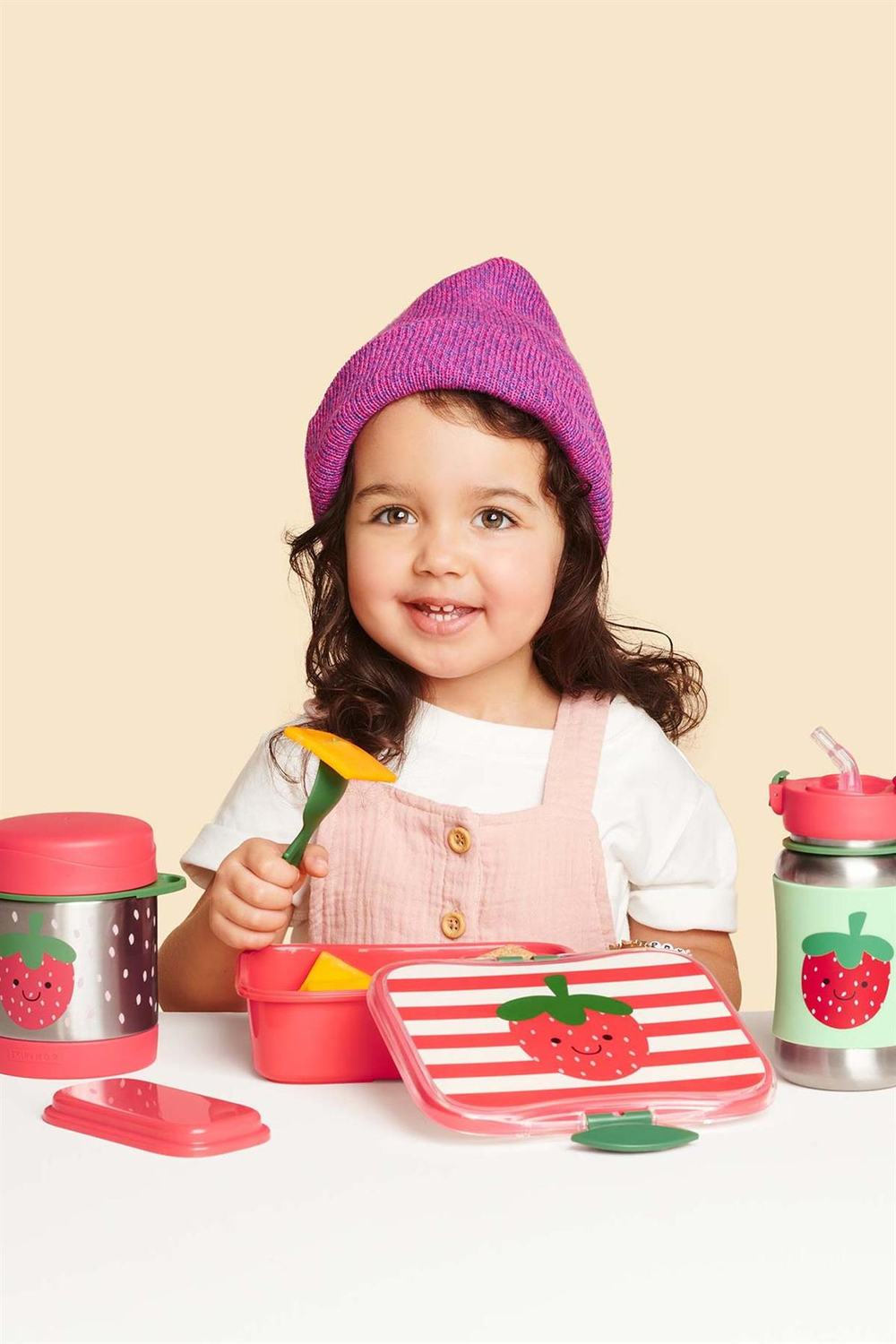 Skip Hop Spark Style Paslanmaz Çelik Termos Çilek