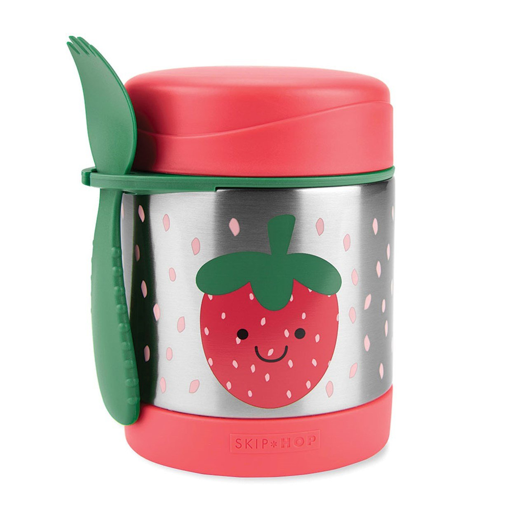Skip Hop Spark Style Paslanmaz Çelik Termos Çilek