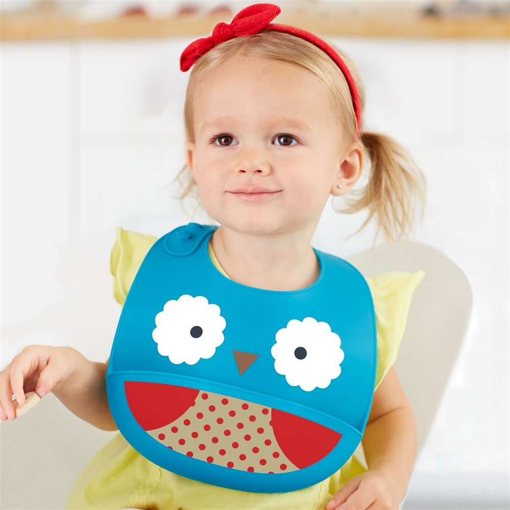 SKIP HOP ZOO CEPLİ SİLİKON ÖNLÜK - BAYKUŞ