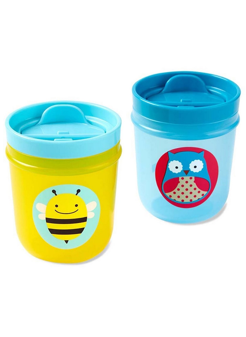 SKIP HOP  ZOO KAPAKLI ALIŞTIRMA BARDAĞI - ARI BAYKUŞ