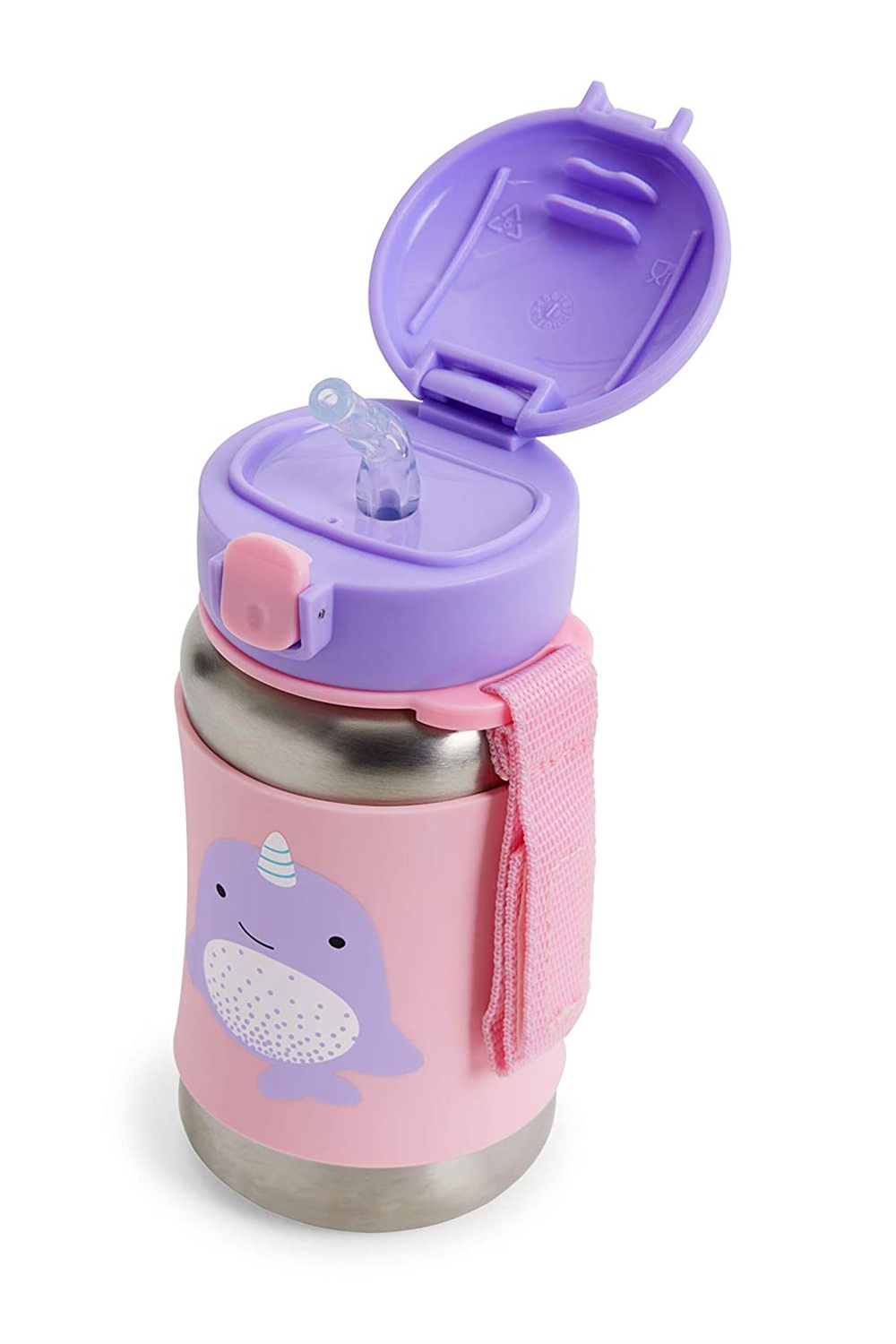Skip Hop Zoo Pipetli Paslanmaz Çelik Suluk Deniz Gergedanı