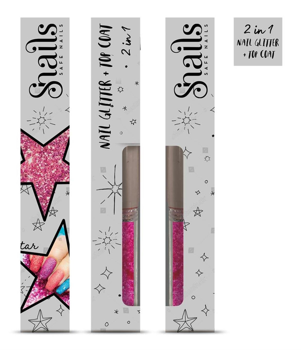 Snails Simli Tırnak Cilası Dust Pink