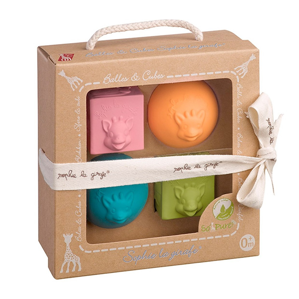 SOPHIE LA GIRAFE SO PURE KAUÇUK 2’ŞERLİ TOP & KÜP