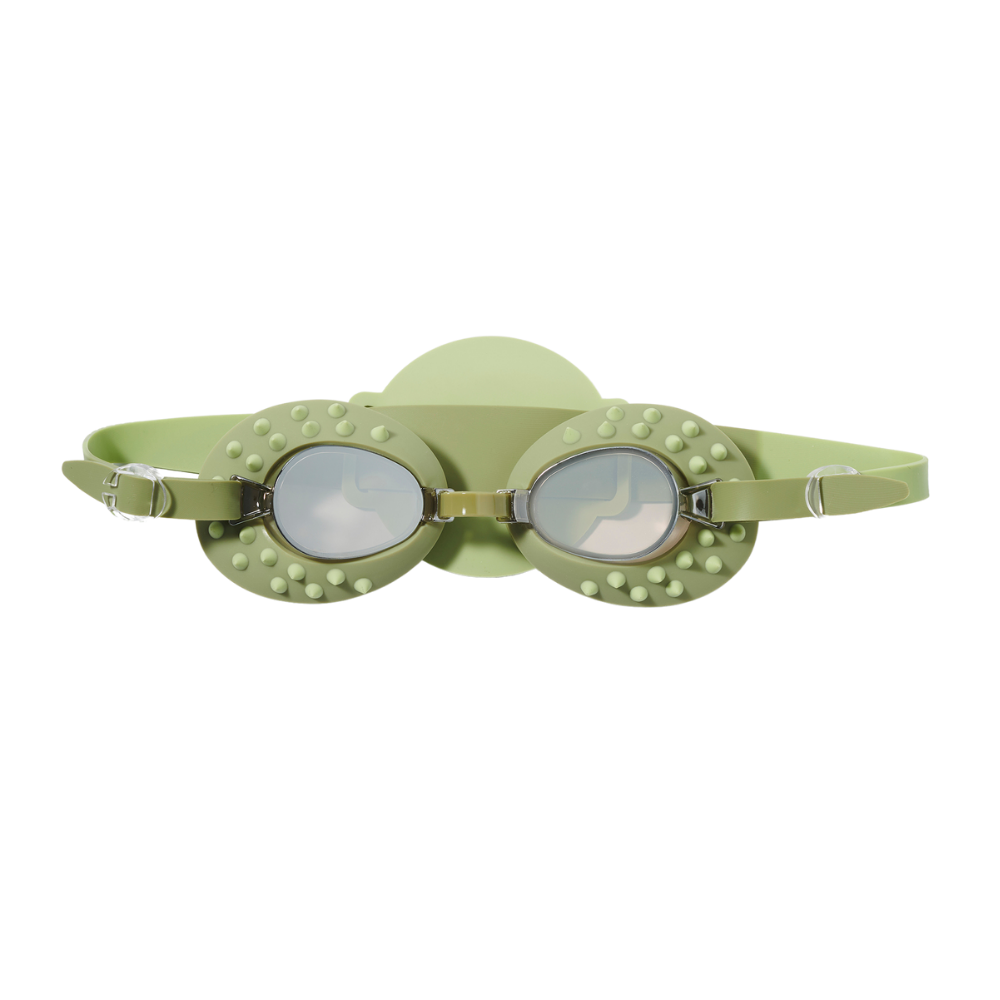 Sunnylife Çocuk Deniz Gözlüğü Cookie the Croc Khaki