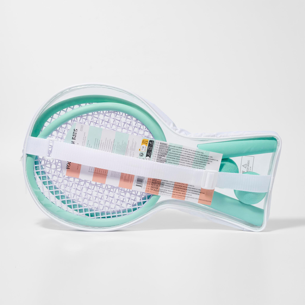 Sunnylife Plaj Raket Seti Rio Sun Pastel Aqua and Lilac