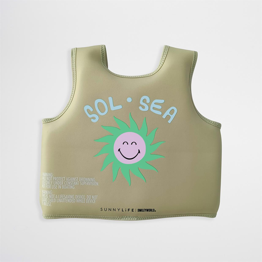 Sunnylife Smiley World Yüzme Yeleği