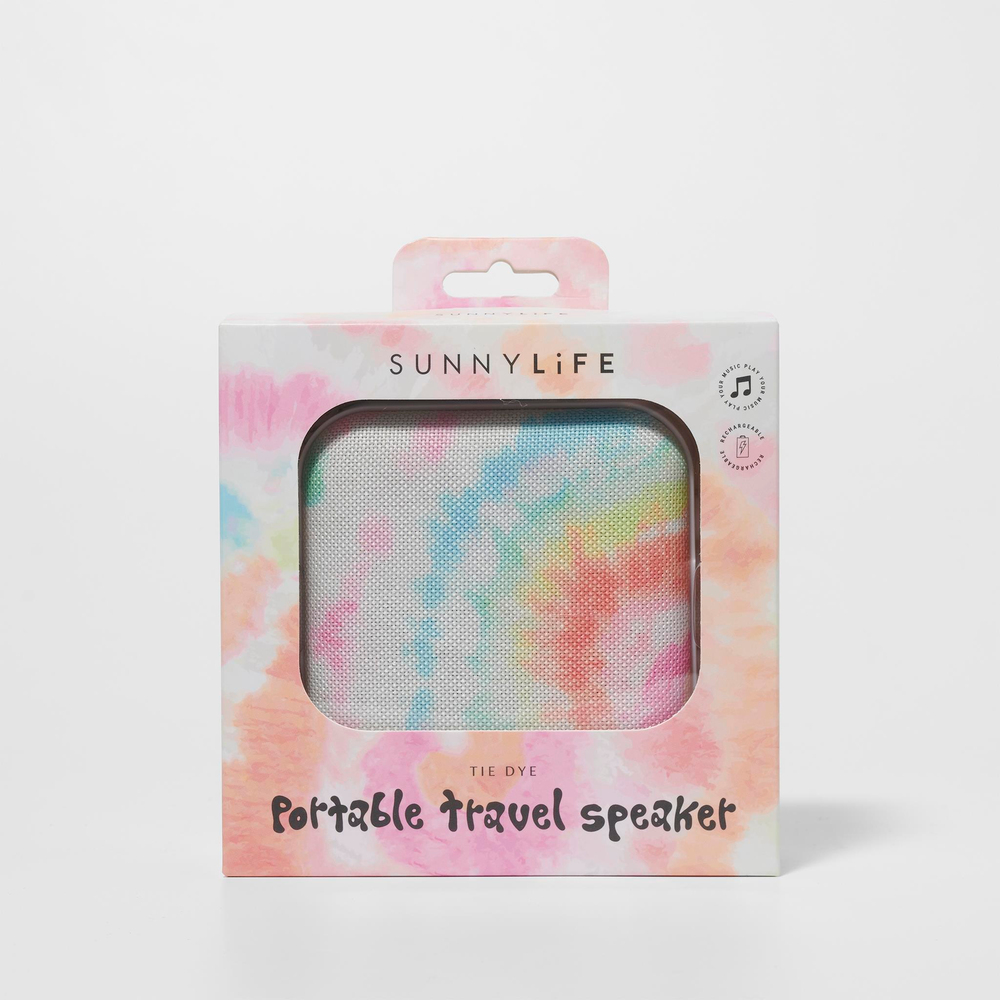 Sunnylife Taşınabilir Seyahat Hoparlörü Tie Dye