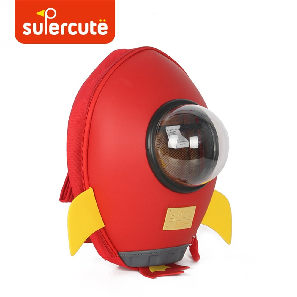 Supercute Rocket Sırt Çantası / Kırmızı