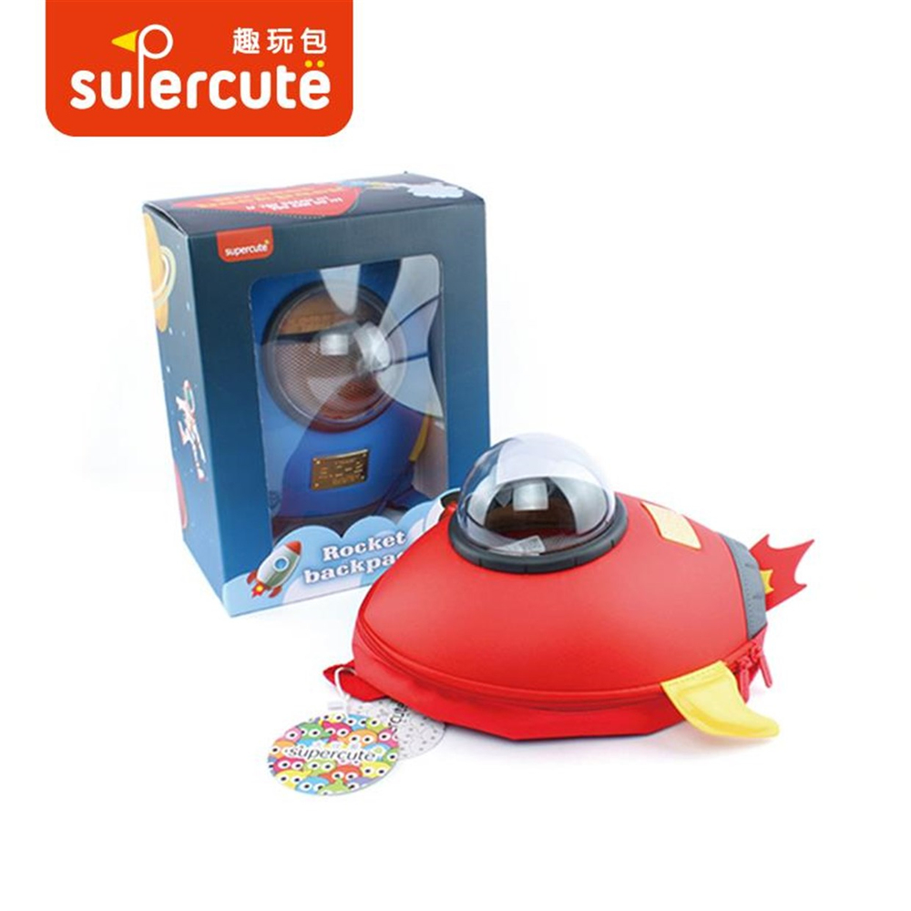 Supercute Rocket Sırt Çantası / Kırmızı