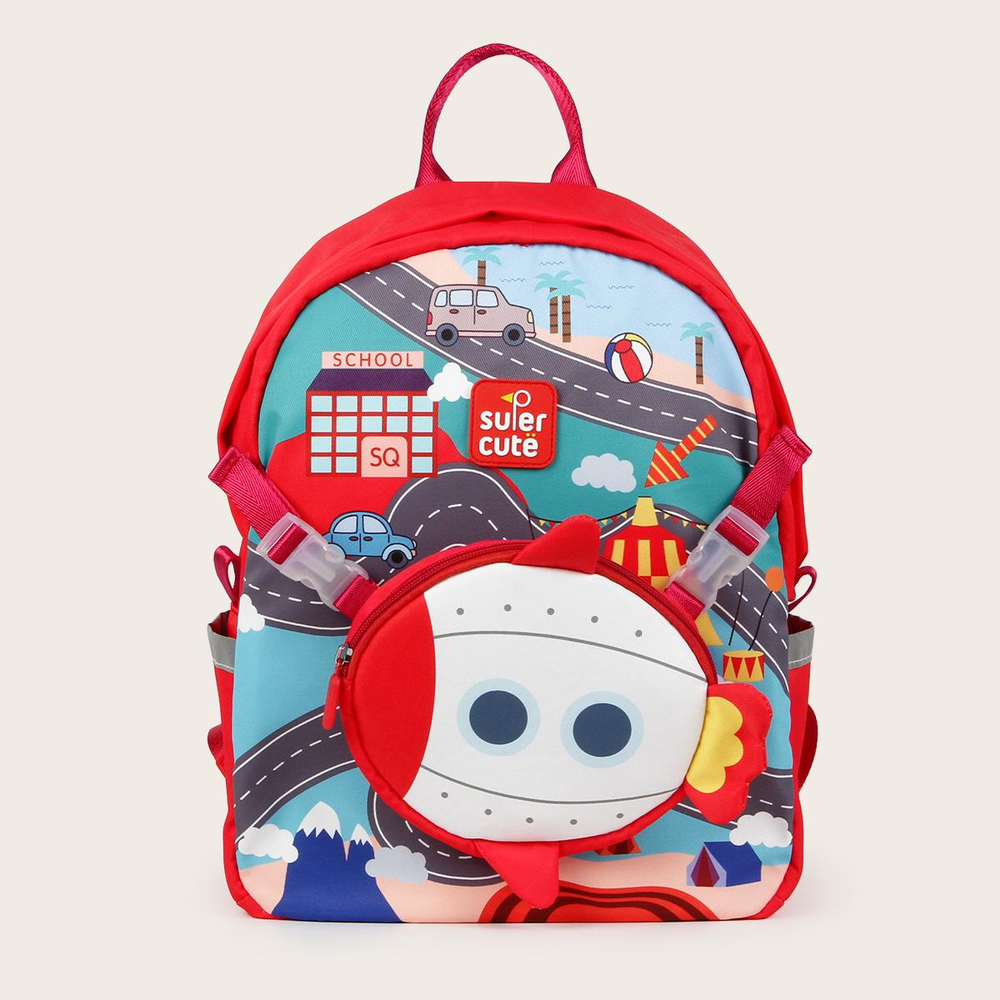 Supercute Two-in-One Rocket Sırt Çantası