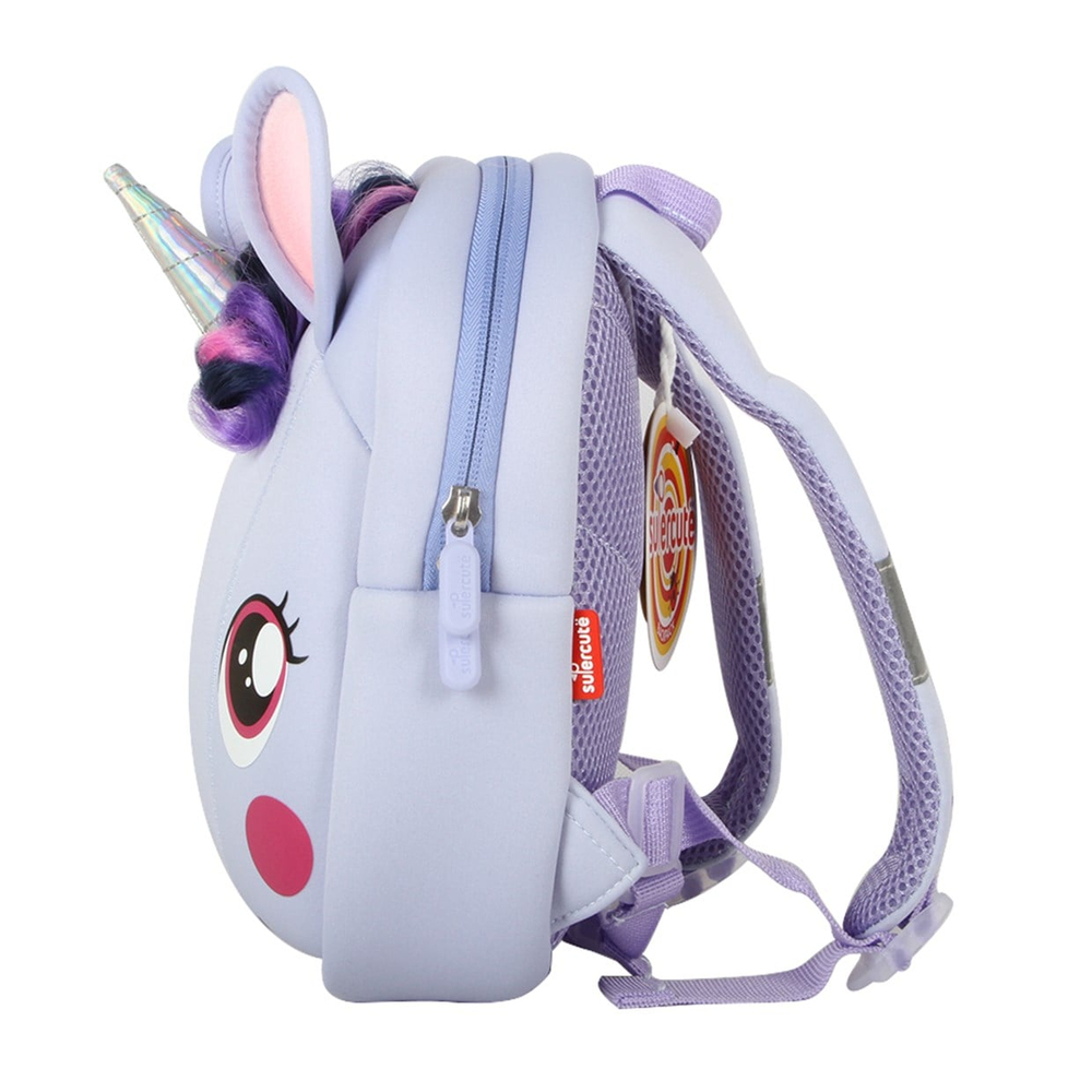 Supercute Unicorn Sırt Çantası / Mor