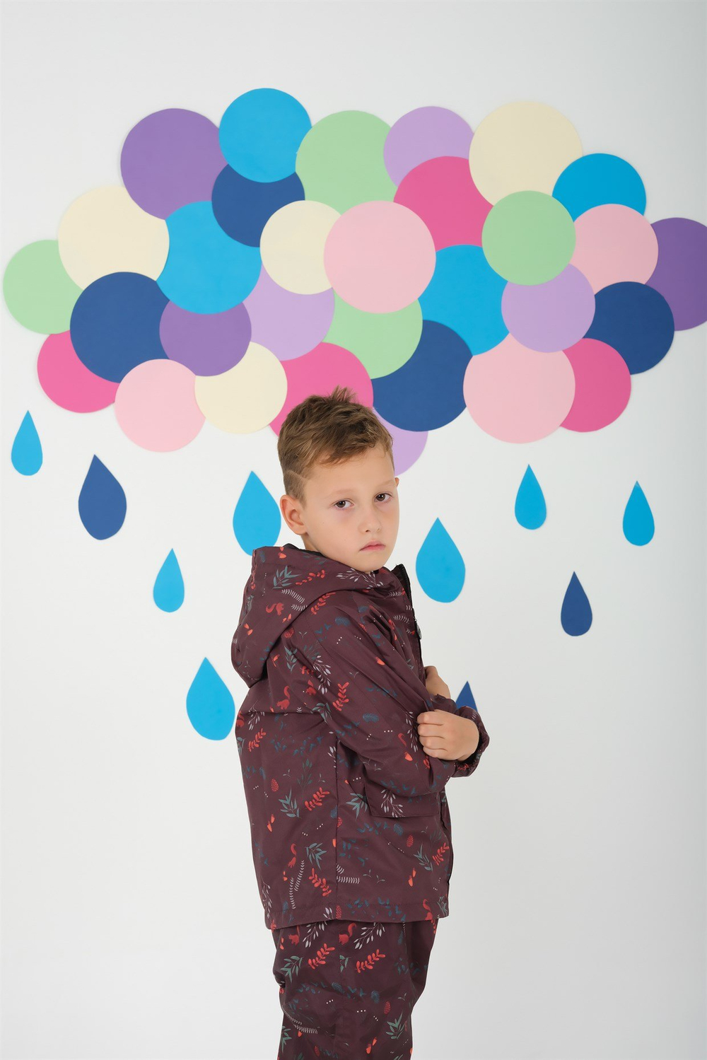 The Mini Mine Yağmur Ceketi Forest