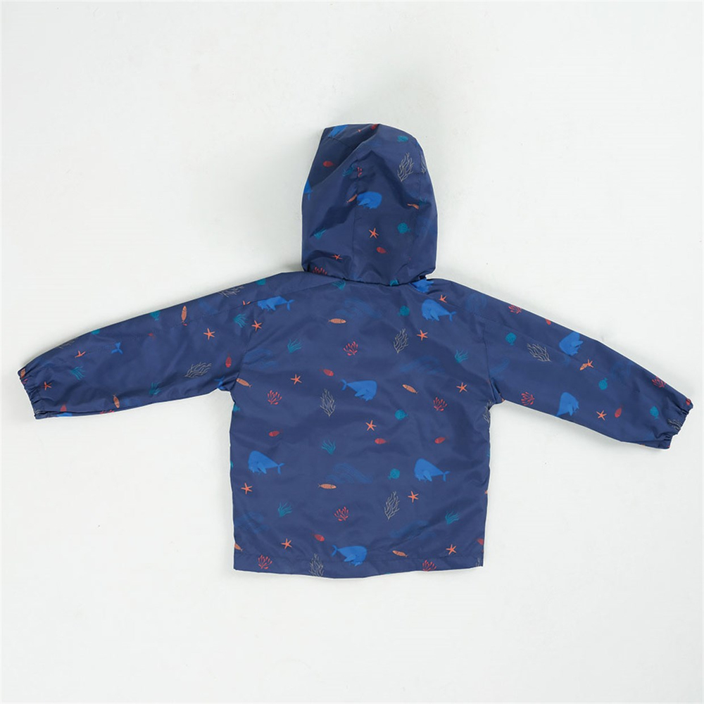 The Mini Mine Yağmur Montu Under The Sea