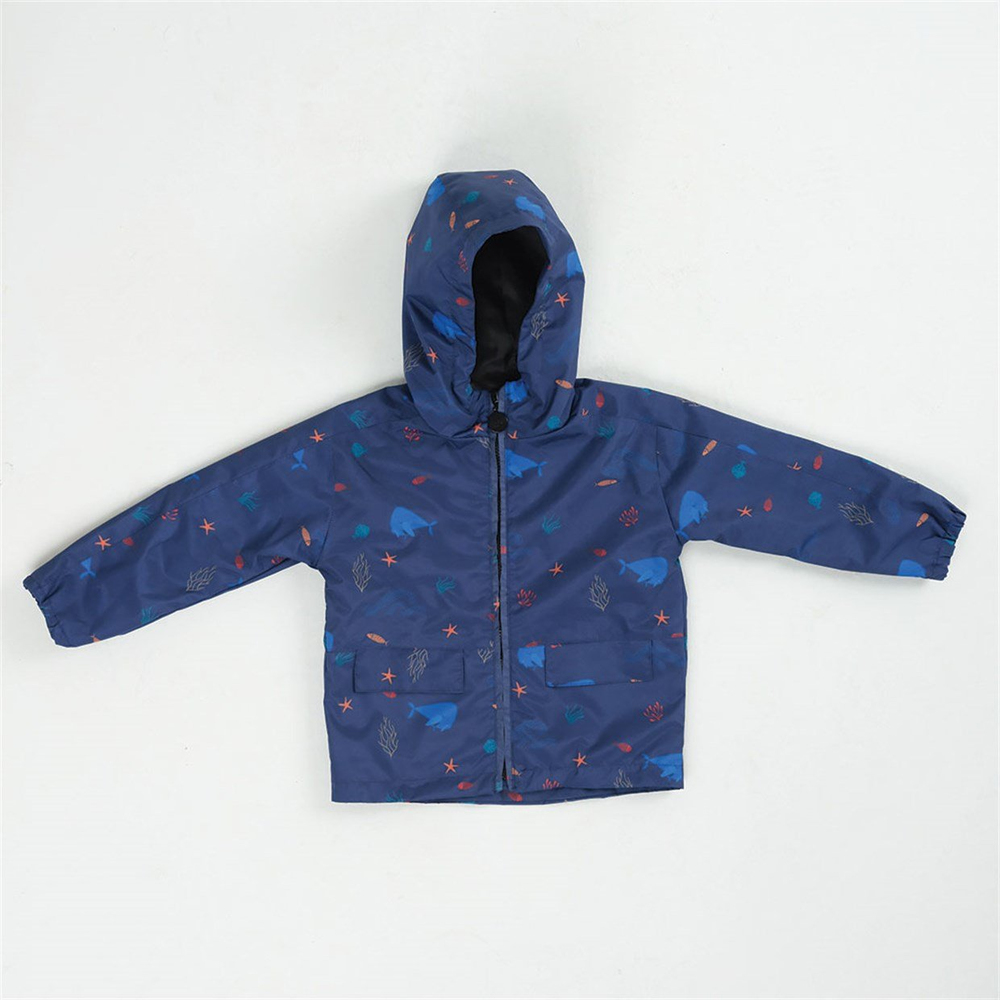 The Mini Mine Yağmur Montu Under The Sea