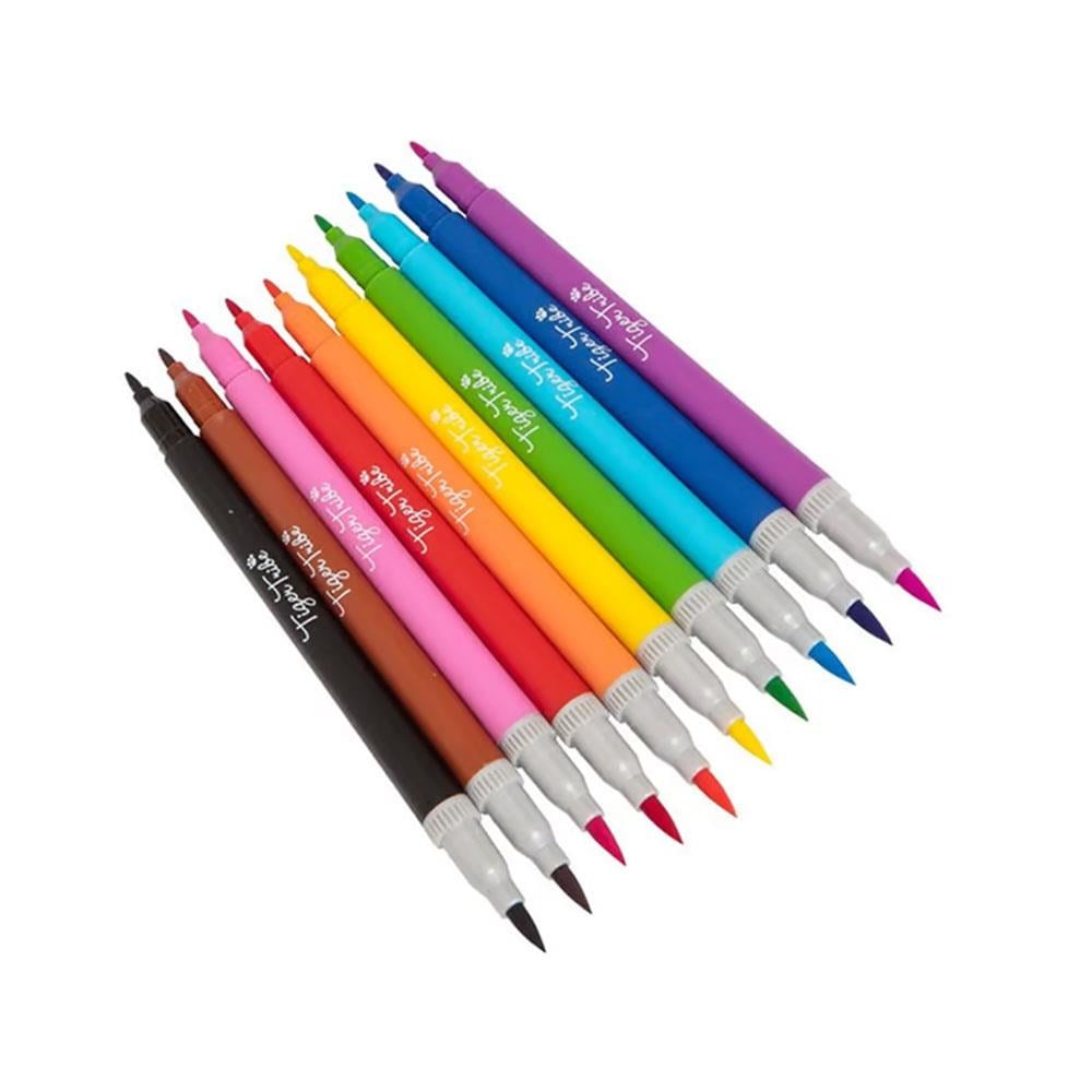 Tiger Tribe 10'lu İki Uçlu Keçeli Boya Kalemi