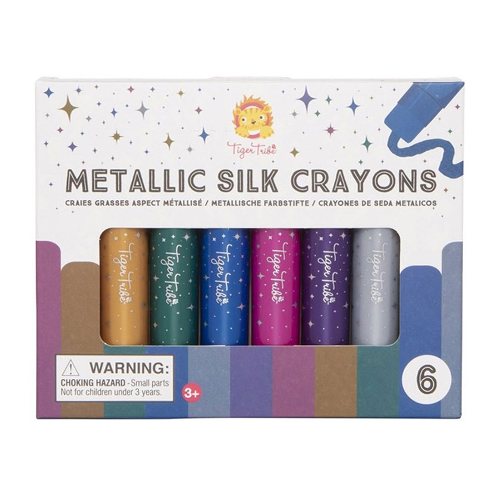 Tiger Tribe 6'lı Metalik Pastel Boya Kalemi