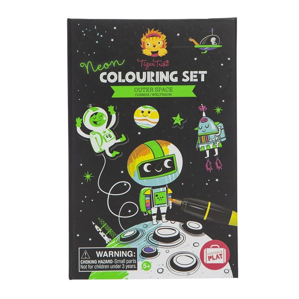 Tiger Tribe Neon Boyama Seti Outer Space