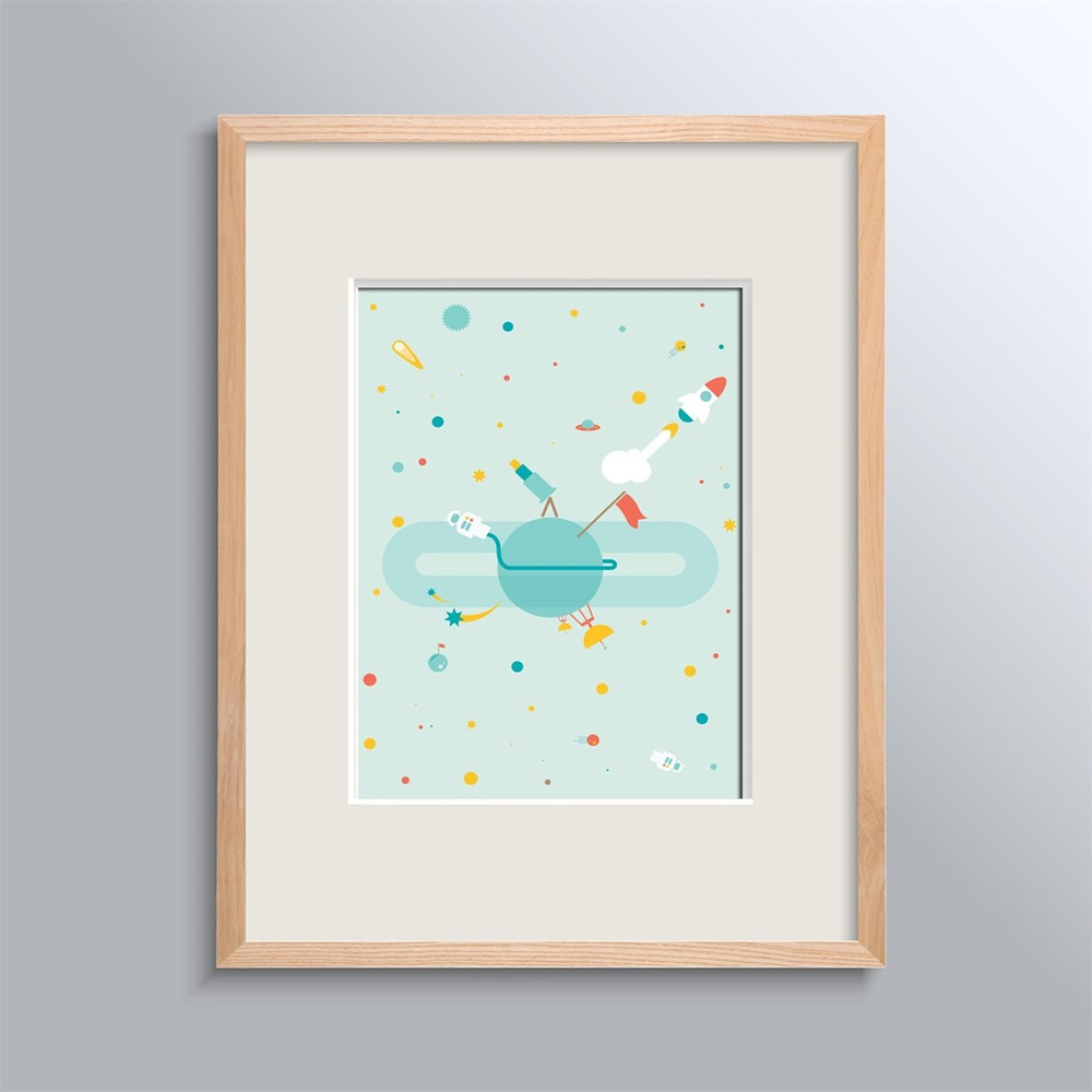 To the Moon and Back Poster No 4