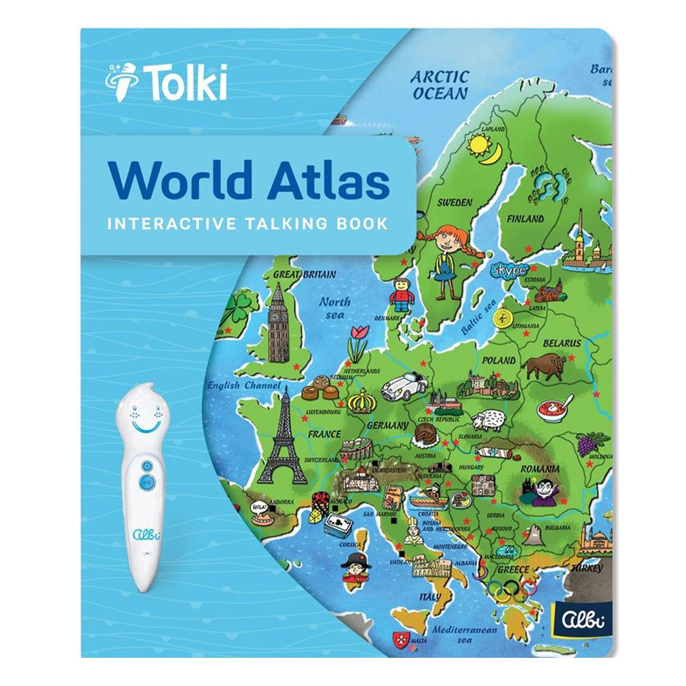 Tolki World Atlas Interactive Talking Book
