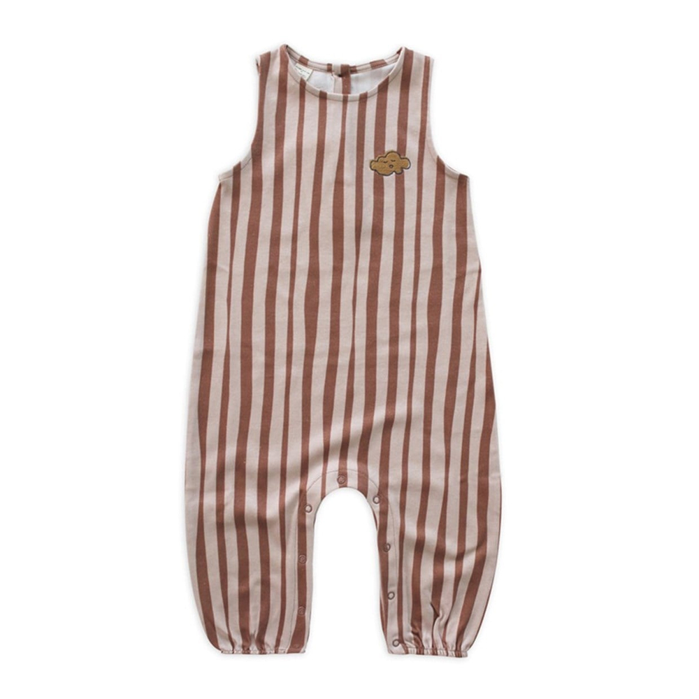 TOPRAK RENGİ ÇİZGİLİ TULUM