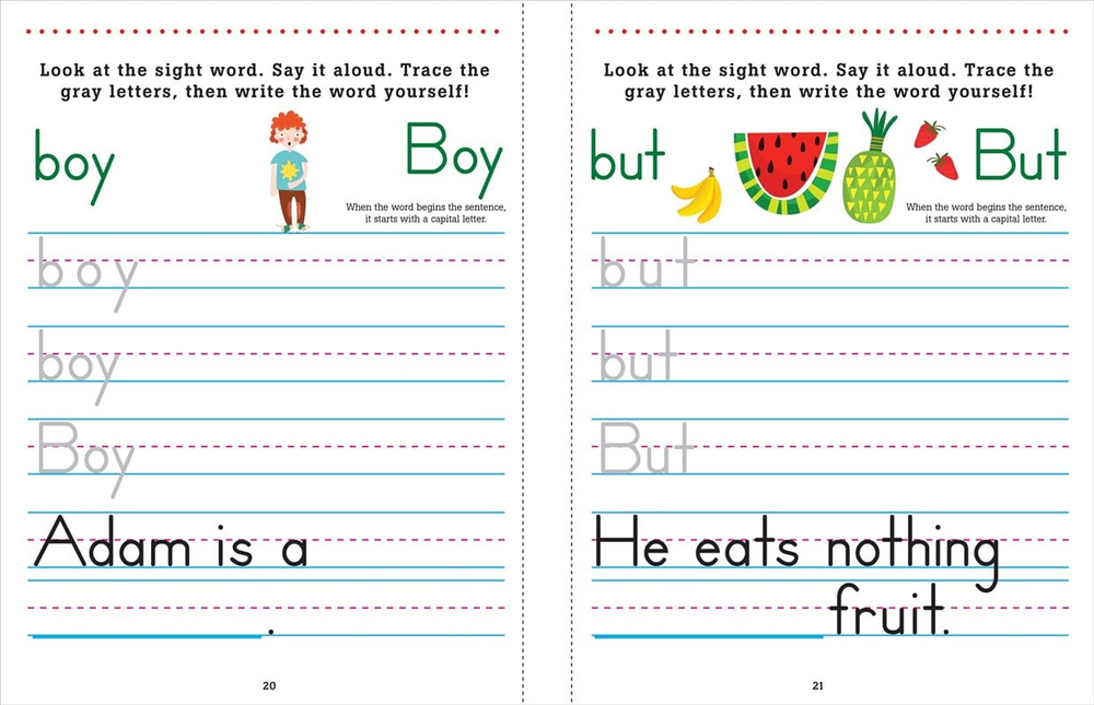 TRACE AND LEARN SIGHT WORDS
