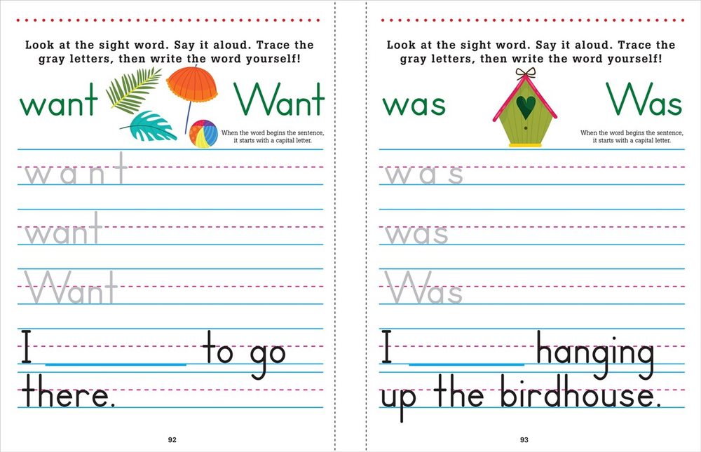 TRACE AND LEARN SIGHT WORDS