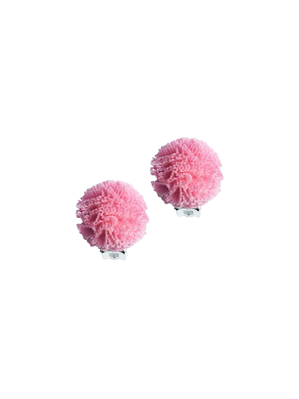 Tres Jolie Lollie Ponpon Klips Küpe Pembe