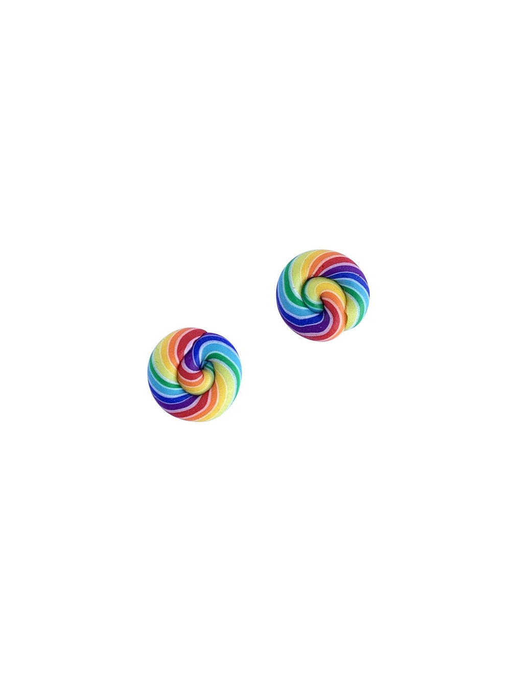 Tres Jolie Lollie Rainbow Loli Gümüş Stud Küpe