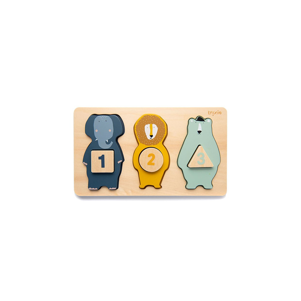 Trixie Ahşap Counting Sayı Sayma Puzzle