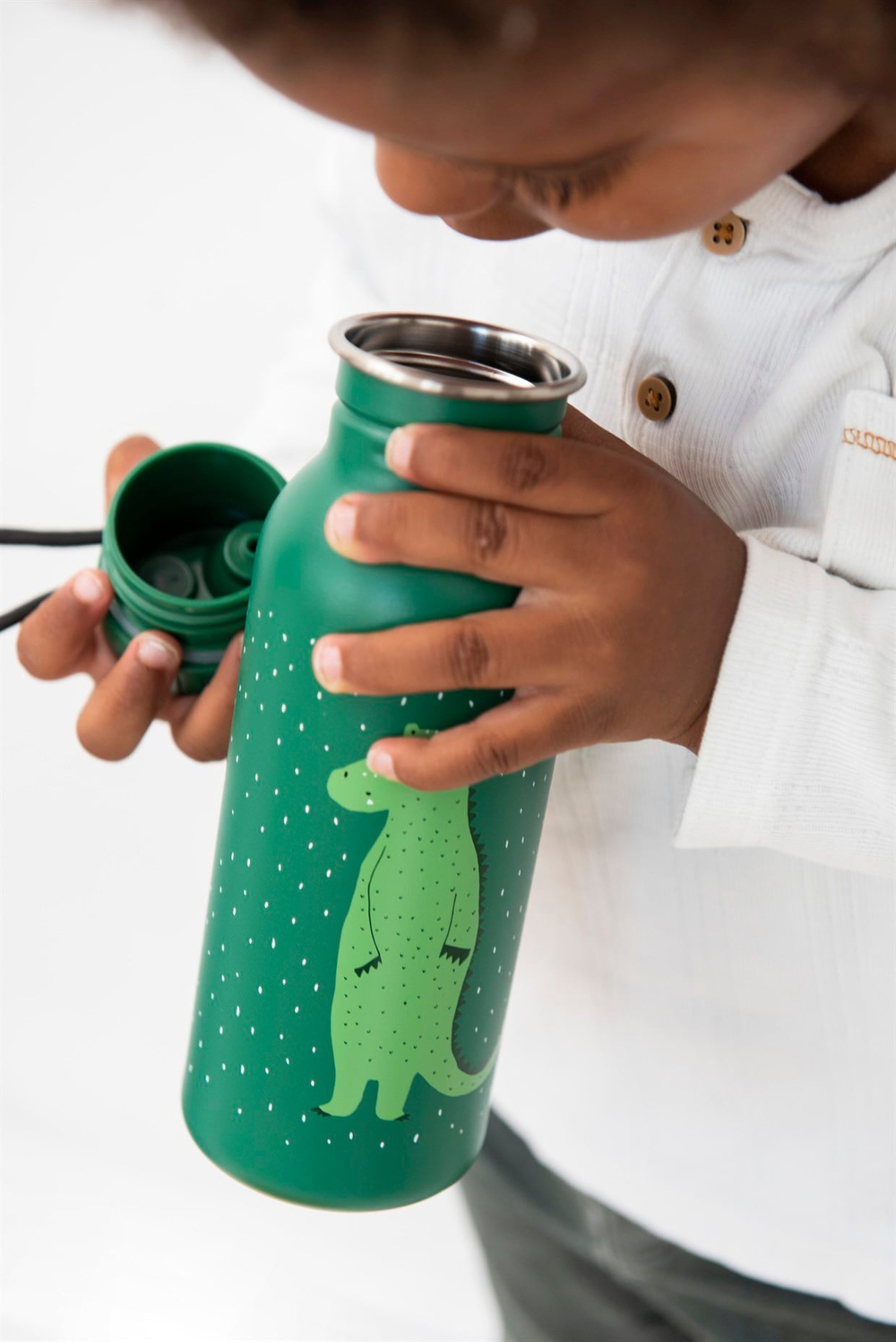 Trixie Paslanmaz Çelik Suluk Mr. Crocodile 500 ml