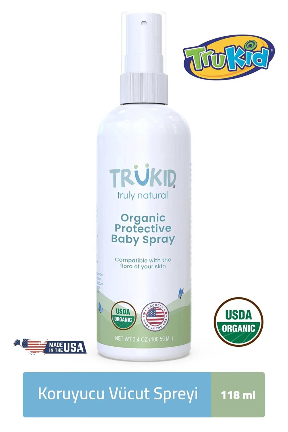 Trukid Sinek Kovucu Sprey 118 ml Repellent