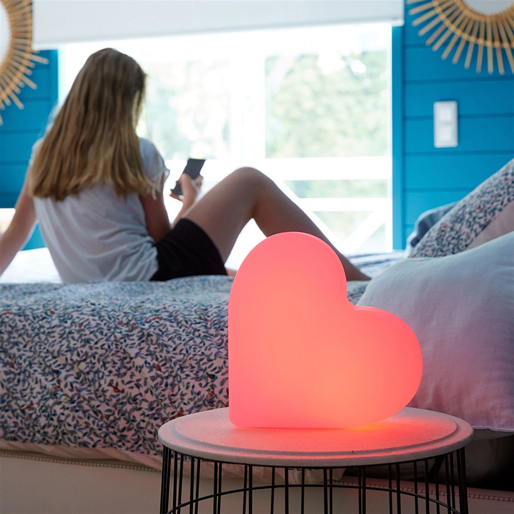 UNİGO LED IŞIKLI BLUETOOTH HOPARLÖR - KALP