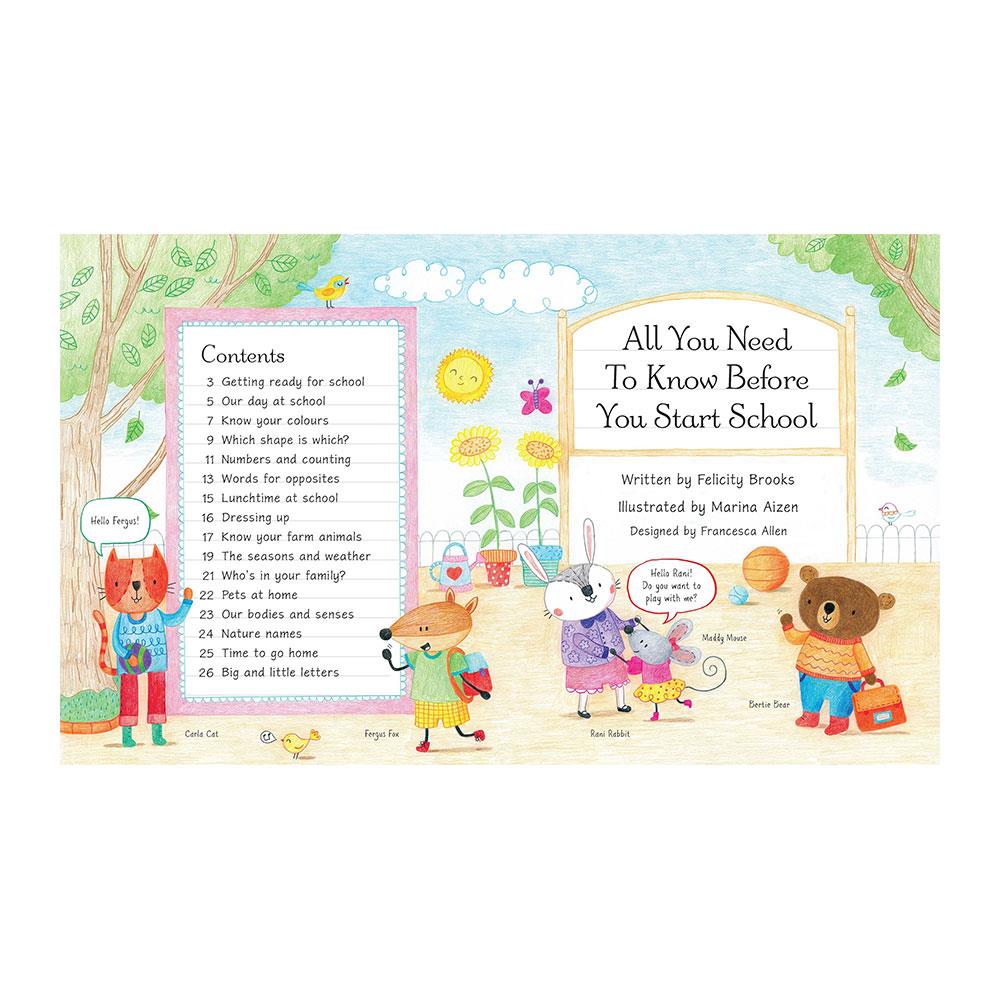 Usborne All You Need To Know Before You Start School