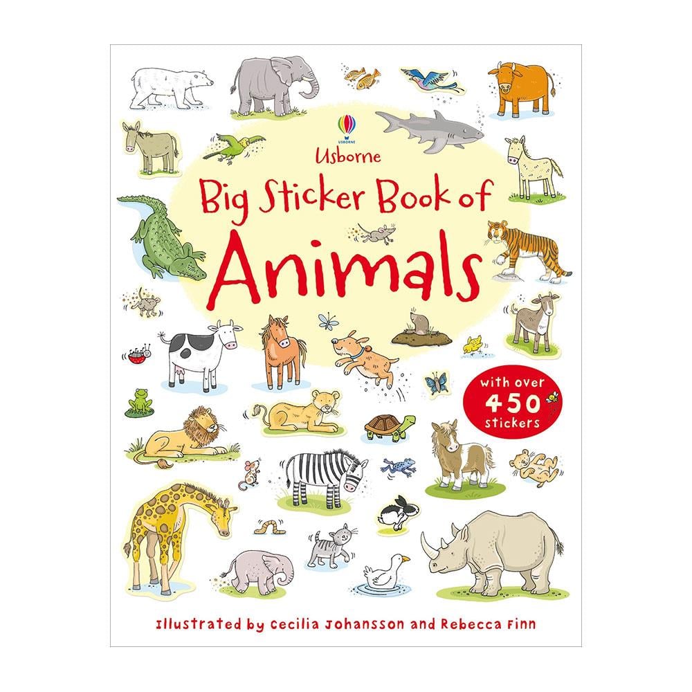 Usborne Big Sticker Book Of Animals